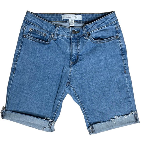 Kenneth Cole Reaction Blue Jeans Shorts Sz. 4 Short - Picture 6 of 6